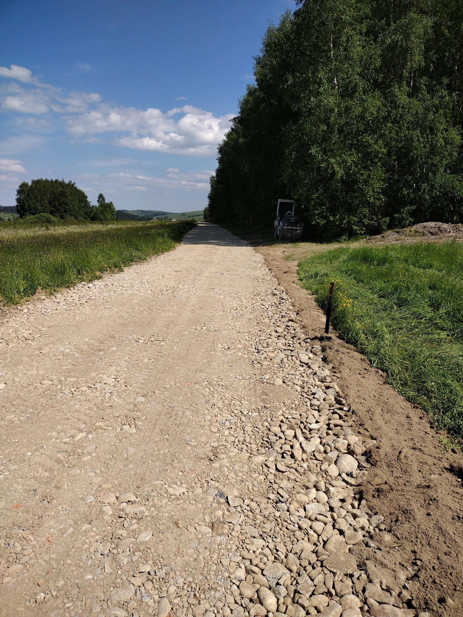 Roboty ziemne Rozbiórka , DROGI utwardzenie terenu kruszywa budowlane