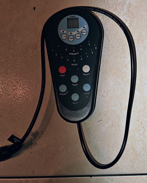 Pilot regulator do fotela masującego