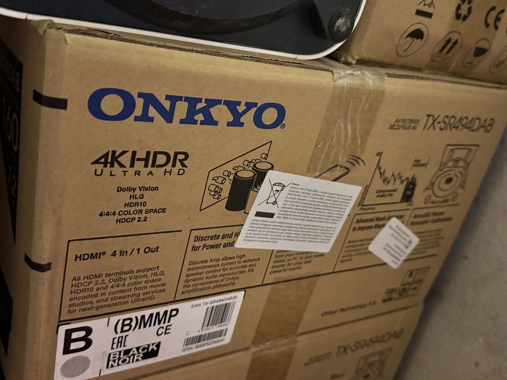 Amplituner ONKYO TX-SR494BDAB gwarancja