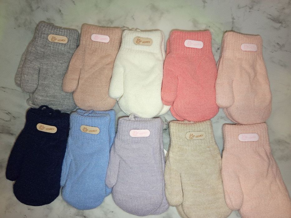 Дитячі зимові рукавички на 1-2-3 роки/ зимние перчатки детские