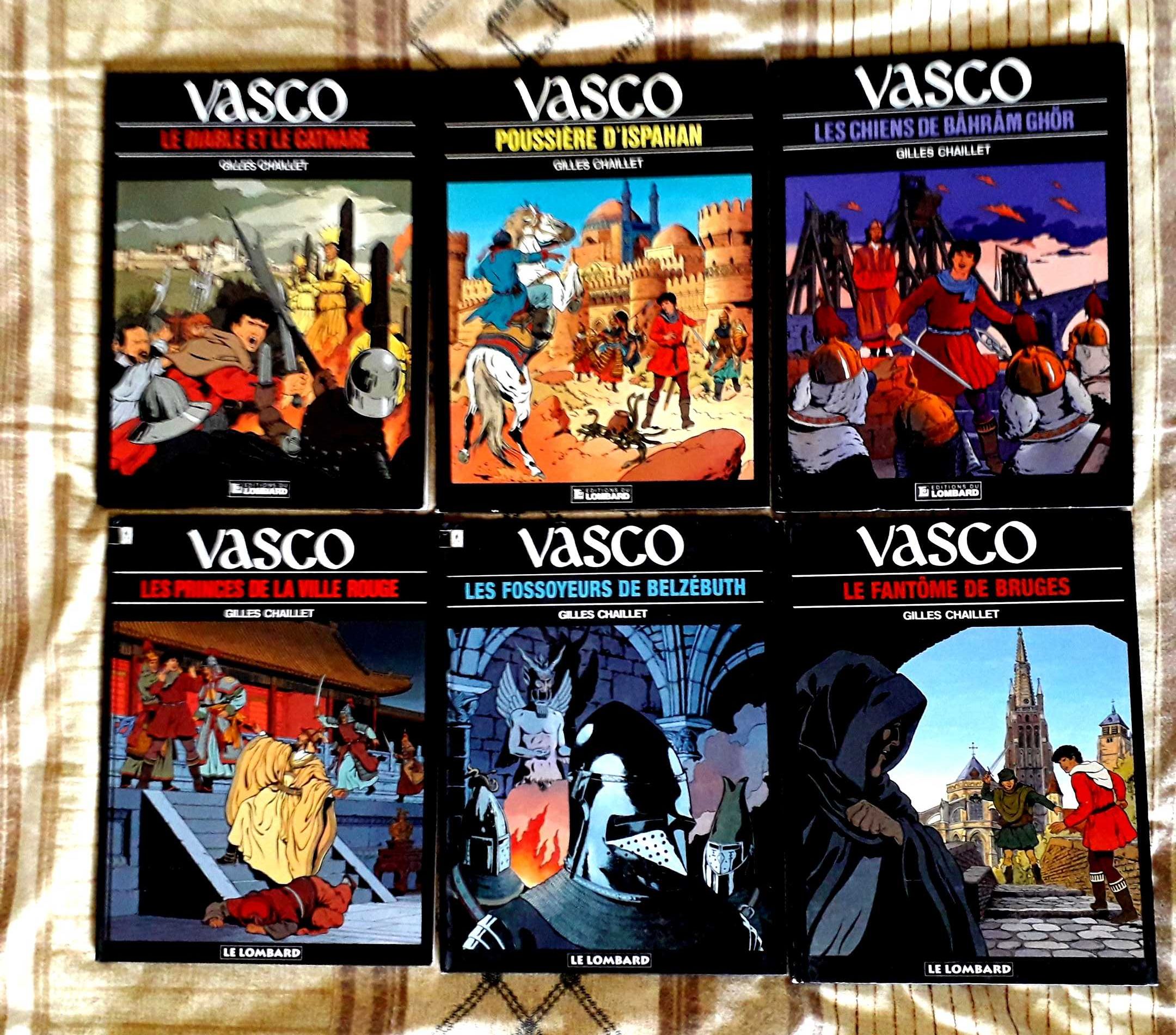 Livros BD - Gilles Chaillet - Série Vasco (FR)