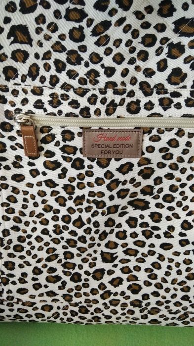 Сумка текстиль принт лео