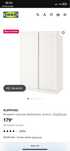 Roupeiro IKEA portas deslizantes