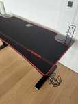 Biurko gamingowe ULTRADESK Cruiser czerwone