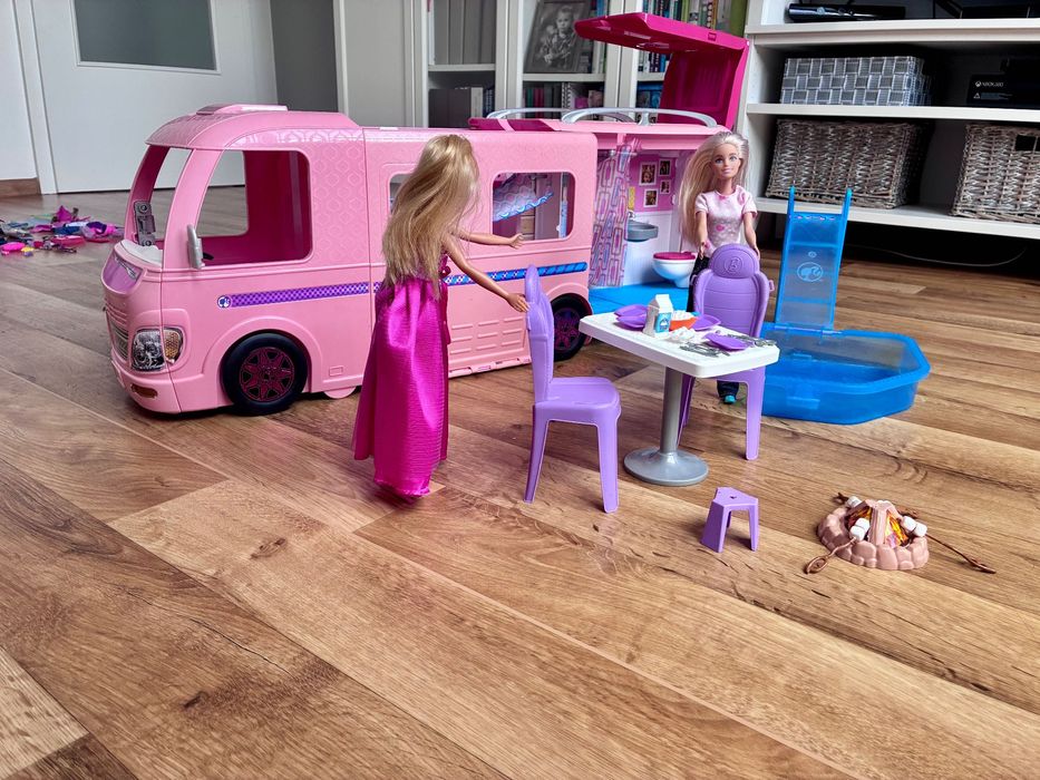 Kamper Barbie XXL + Letni Dom + DODATKI :)