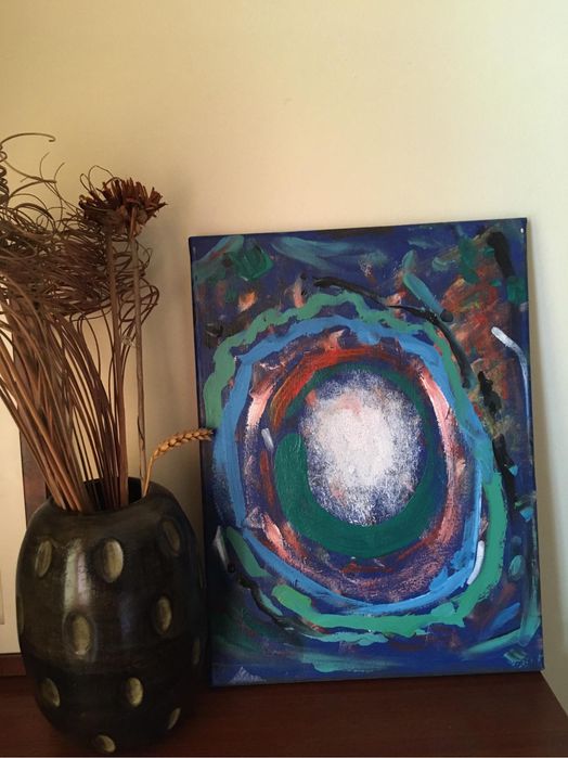 Quadro abstrato 30x40