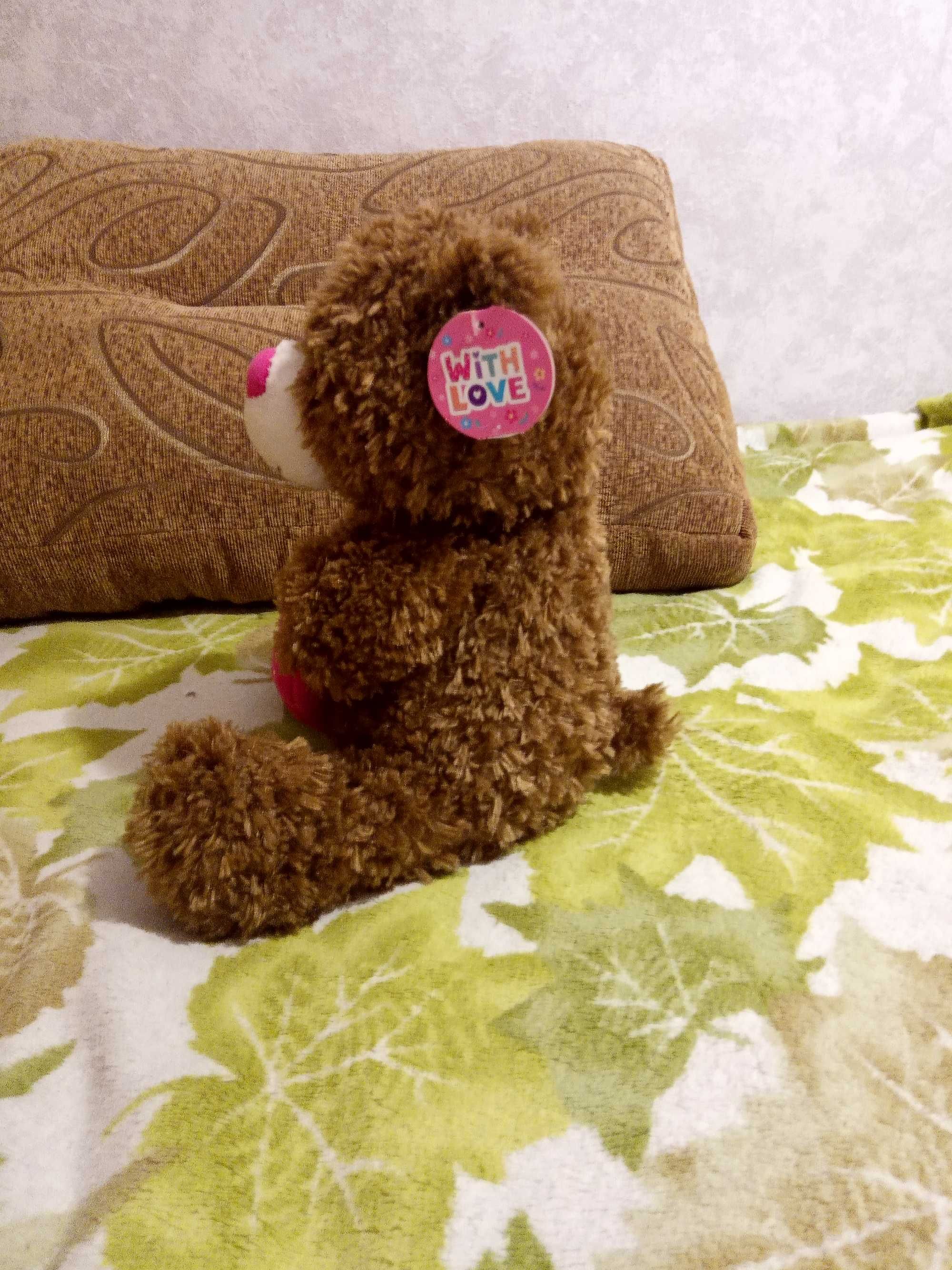 НОВЫЙ 30см плюшевый мишка Тедди мягкая игрушка сердце валентинка