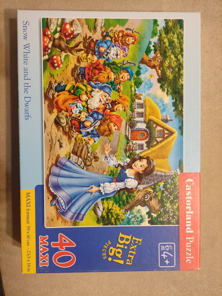 Puzzle maxi 40, Castorland, królewna Śnieżka