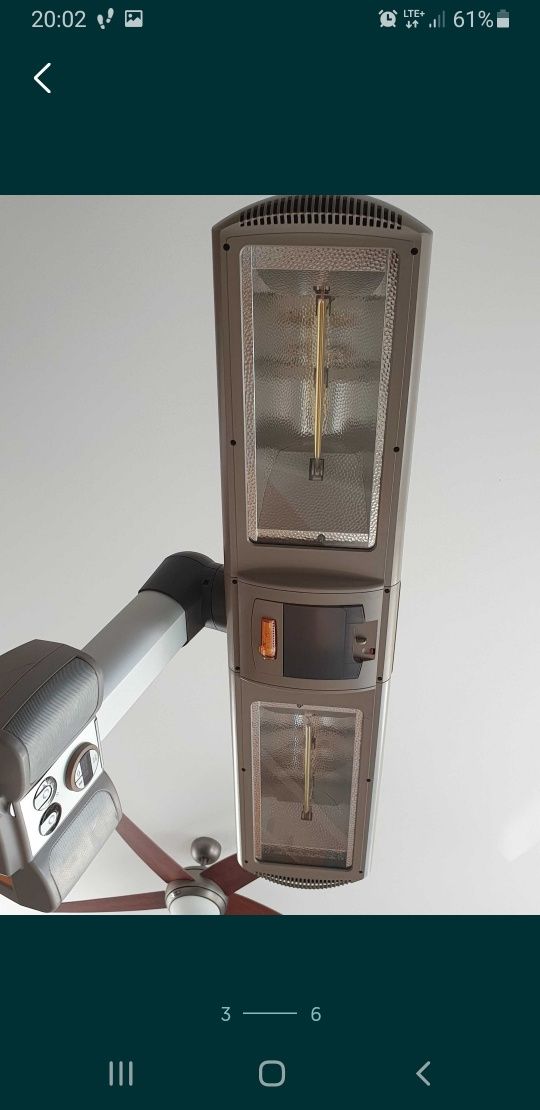Lampa lecznicza ból stawów i mięśni, Solarium UV Philips HP 8560