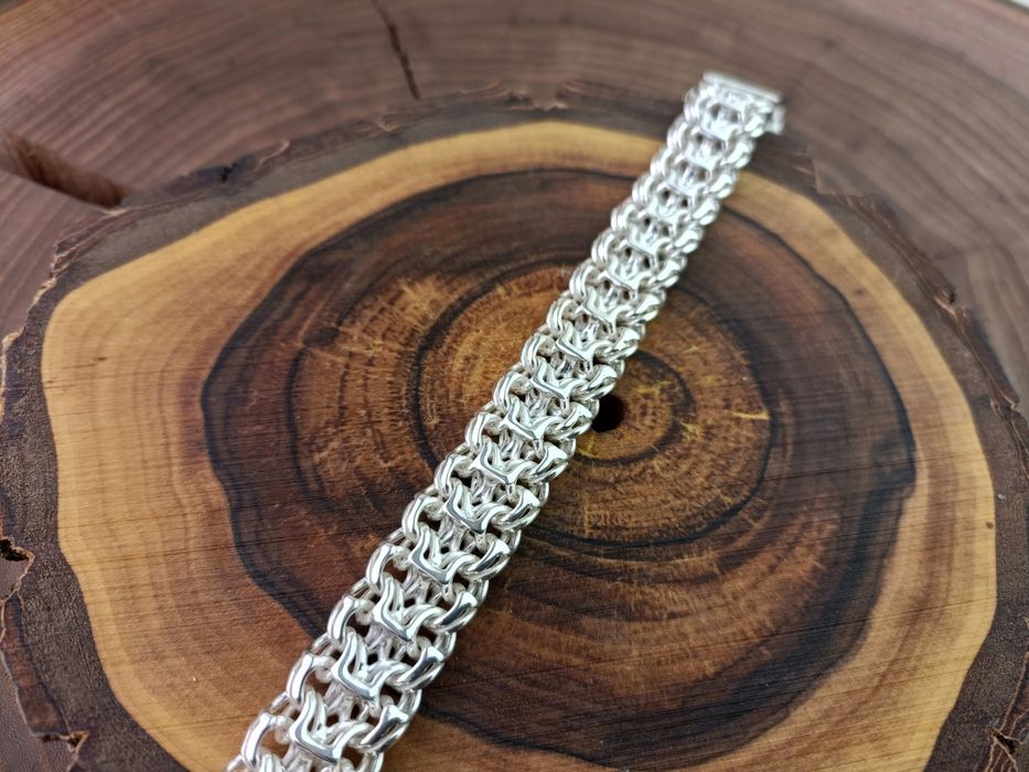 Серебряный браслет Император, мужской. Срібний Імператор чоловічий