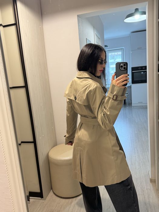 Бежевий італійський тренч Мах Mara, пальто,плащ,куртка