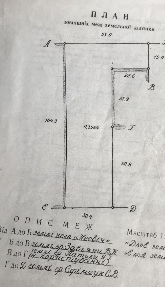 Продається земельна ділянка під забудову