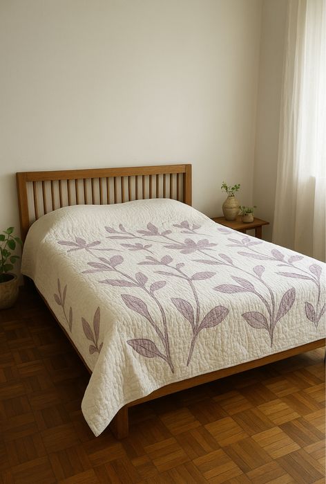 Cama com estrado e colchão