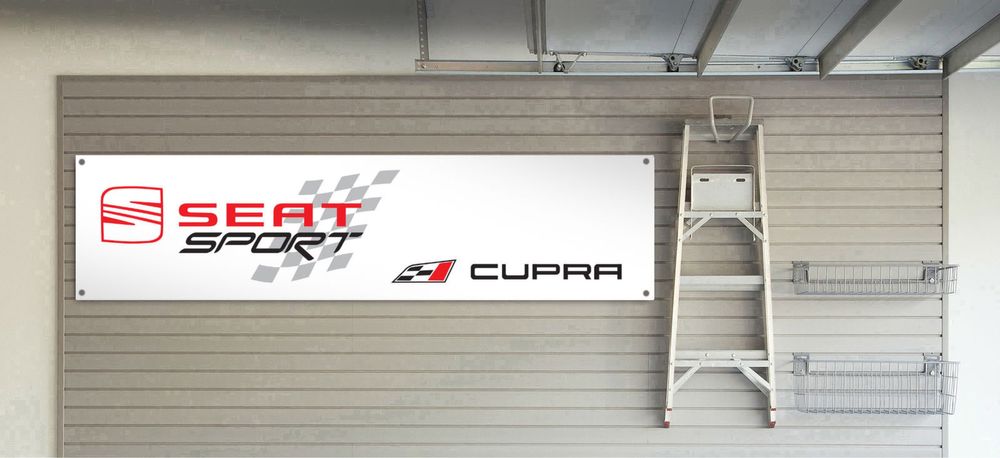 Baner plandeka Seat Sport Cupra 150x60cm