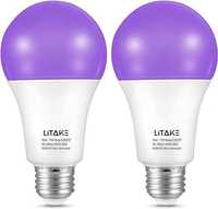 Żarówka Litake UV 11 W żarówka LED UV E27 2szt.