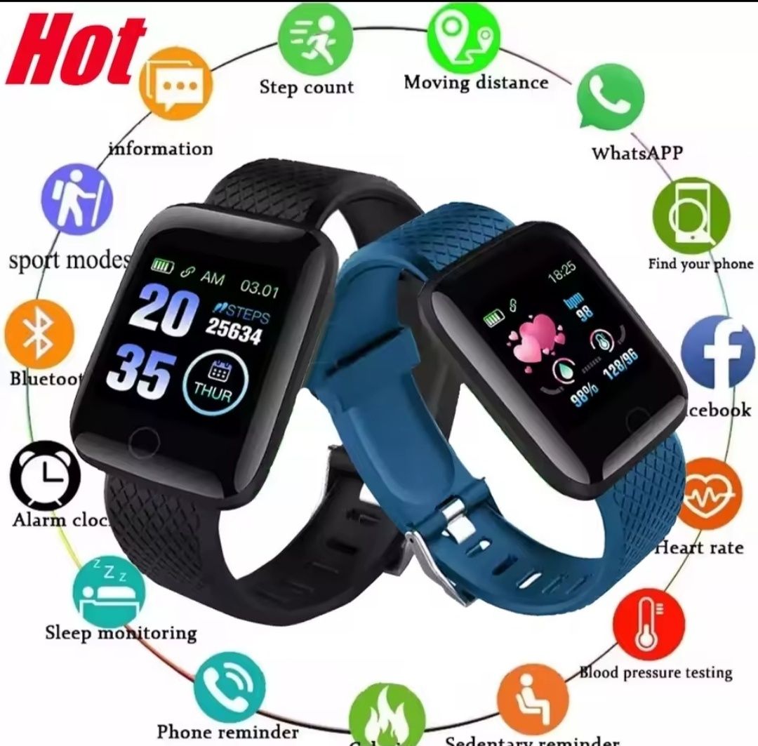 Смарт, фітнес smart годинник, часи, часы
