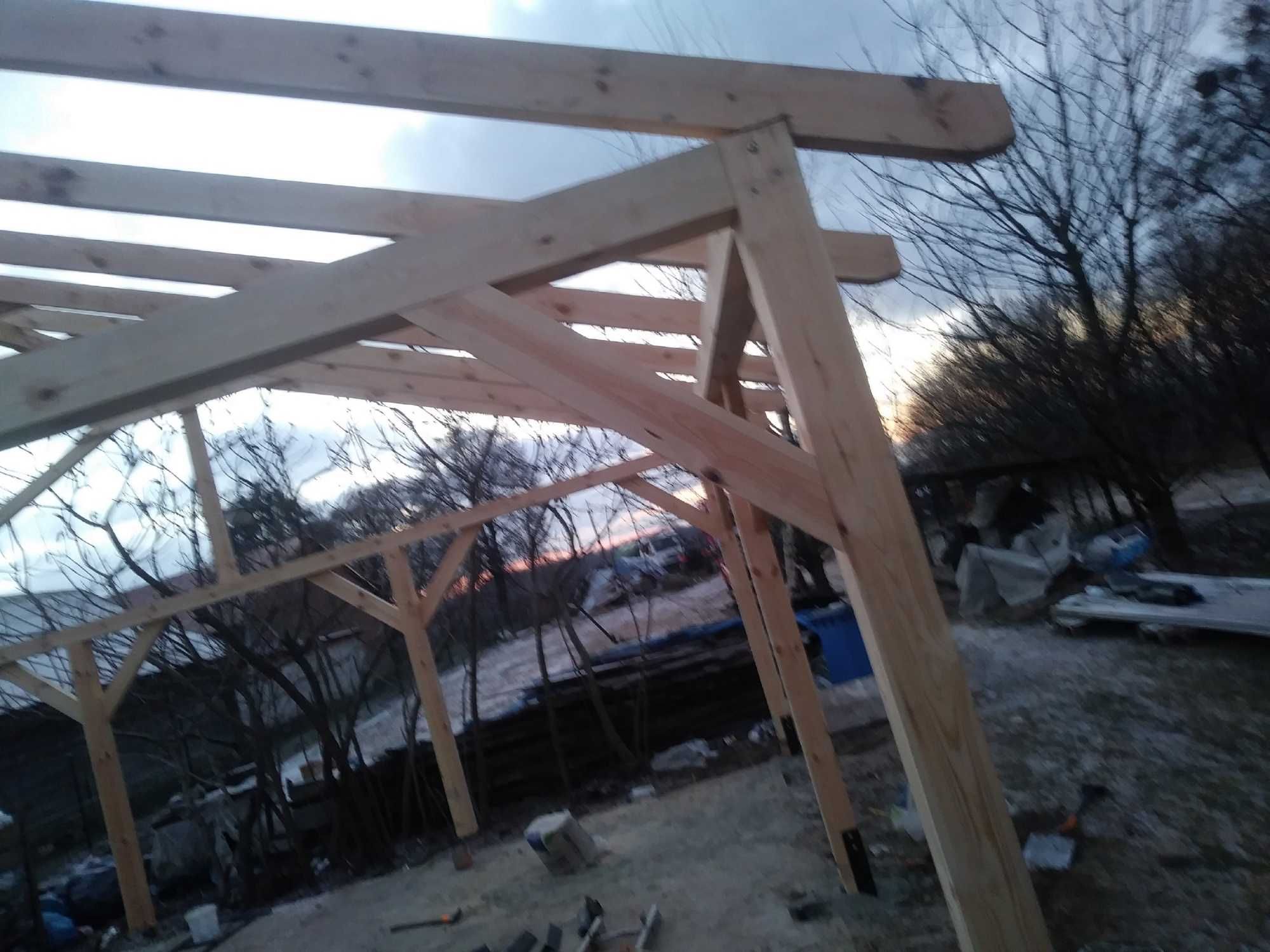 WIATA garażowa o wymiarze 8 x 6