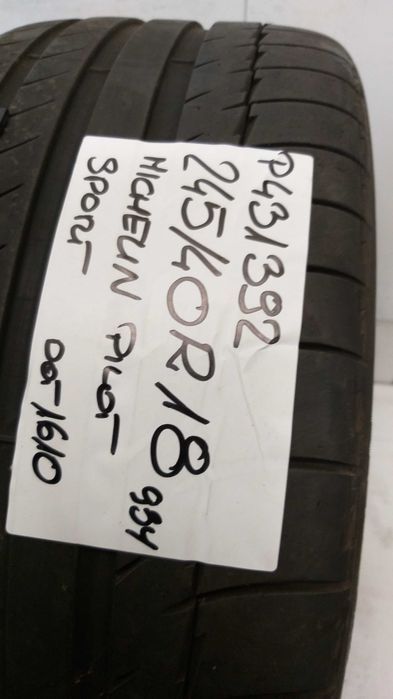 P431392 para 245/40R18 93Y Michelin Pilot Sport dot.1610r.