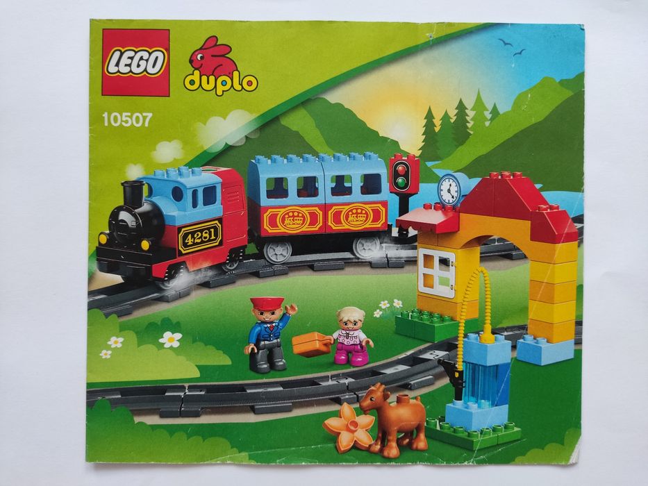 Instrukcja LEGO Duplo 10507 Mój pierwszy pociąg książeczka do klocków