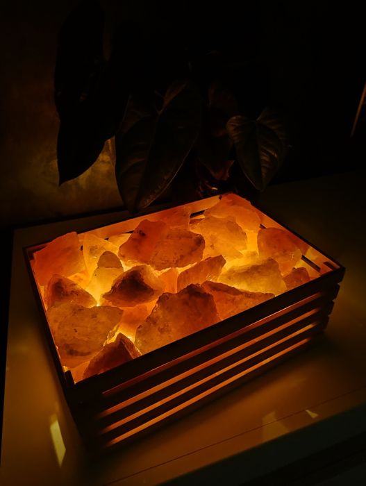 Lampka solna - hand made ! Sól pomarańczowa