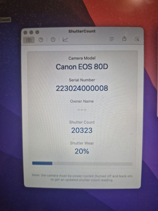 Canon 80D Body (sam aparat)
