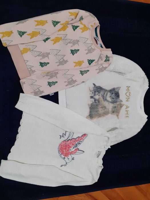 Светр теплий р.116-122 (3 шт різні)