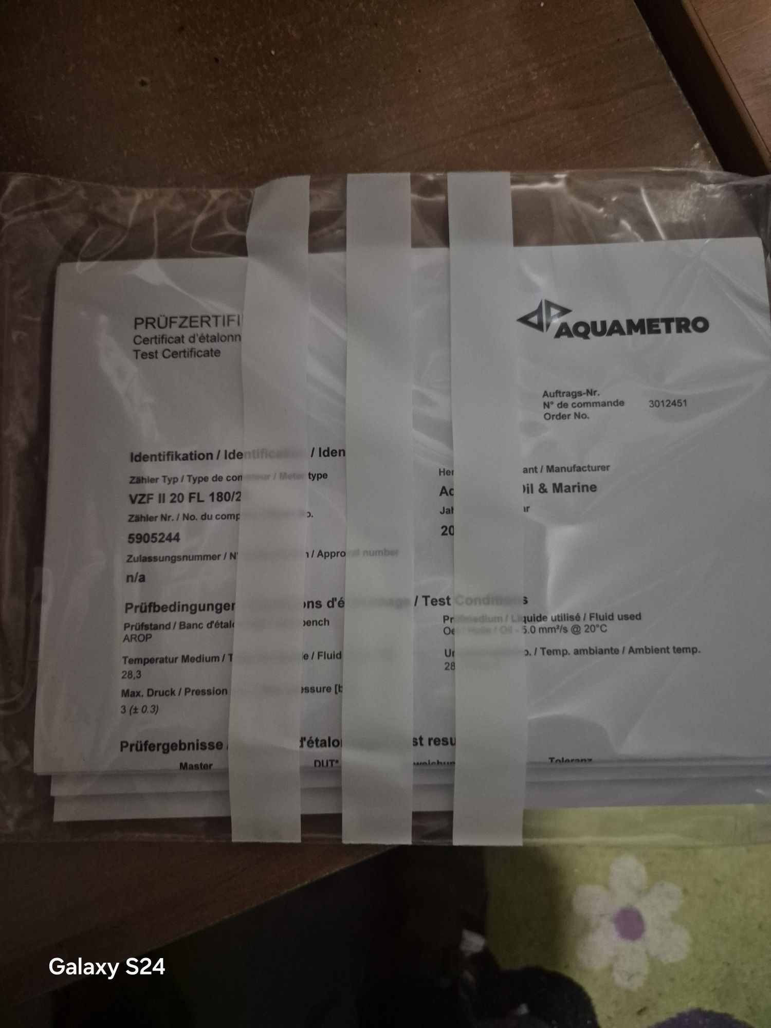 Aquametro VZF II 20 FL 180/25 Przepływomierz licznik pompa do paliw