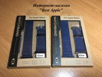 Ремешок-браслет из Джинсовой ткани стиль “Denim Casual” для AppleWATСH