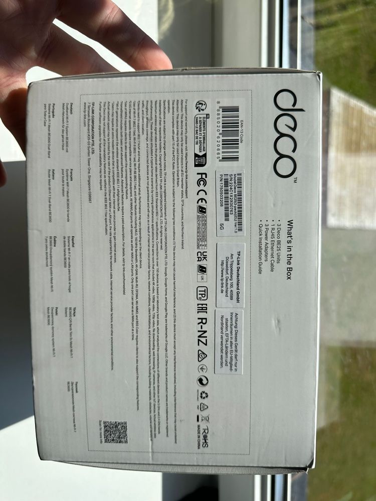 System MESH TP-LINK DECO BE25 Wi-Fi 7 BE3600 3-PACK biały