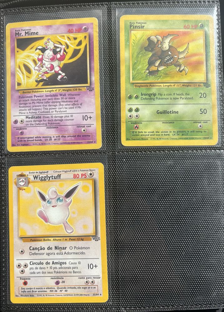 Cartas Pokemon Base Set Jungle Holo