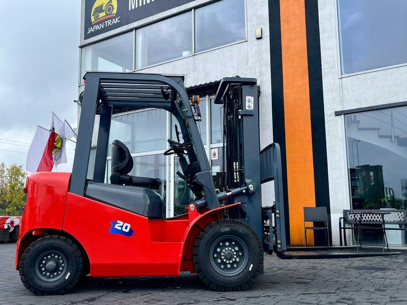 Wózek Widłowy 2T MIKANN, Maszt 4.5m,Triplex, Diesel , Półkabina