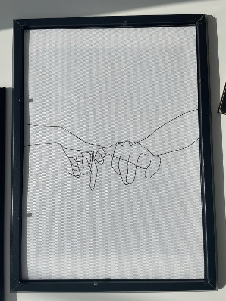 Telas minimalistas tamanho A4