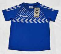 Koszulka niebieska Hummel 116 cm T-shirt sportowy