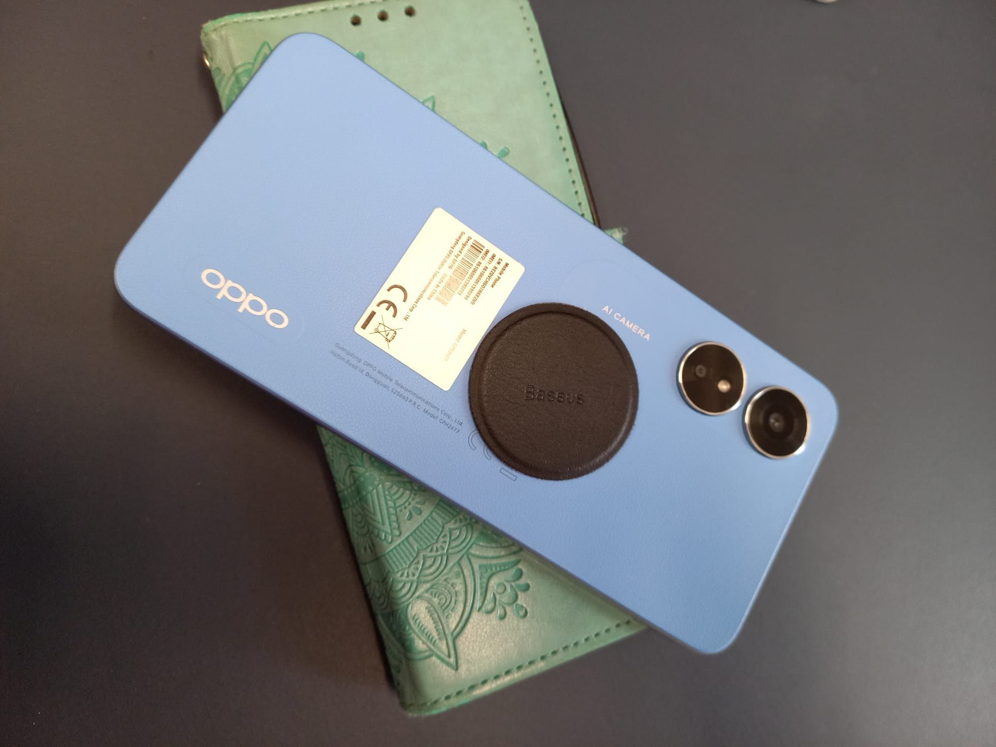 OPPO A 17 model CPH 2477 kolor błękitny