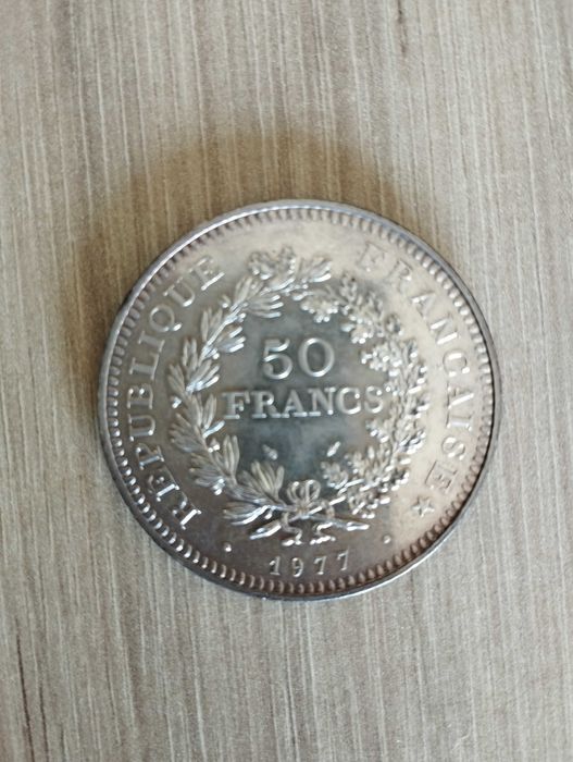 Moeda Prata 50 Francos