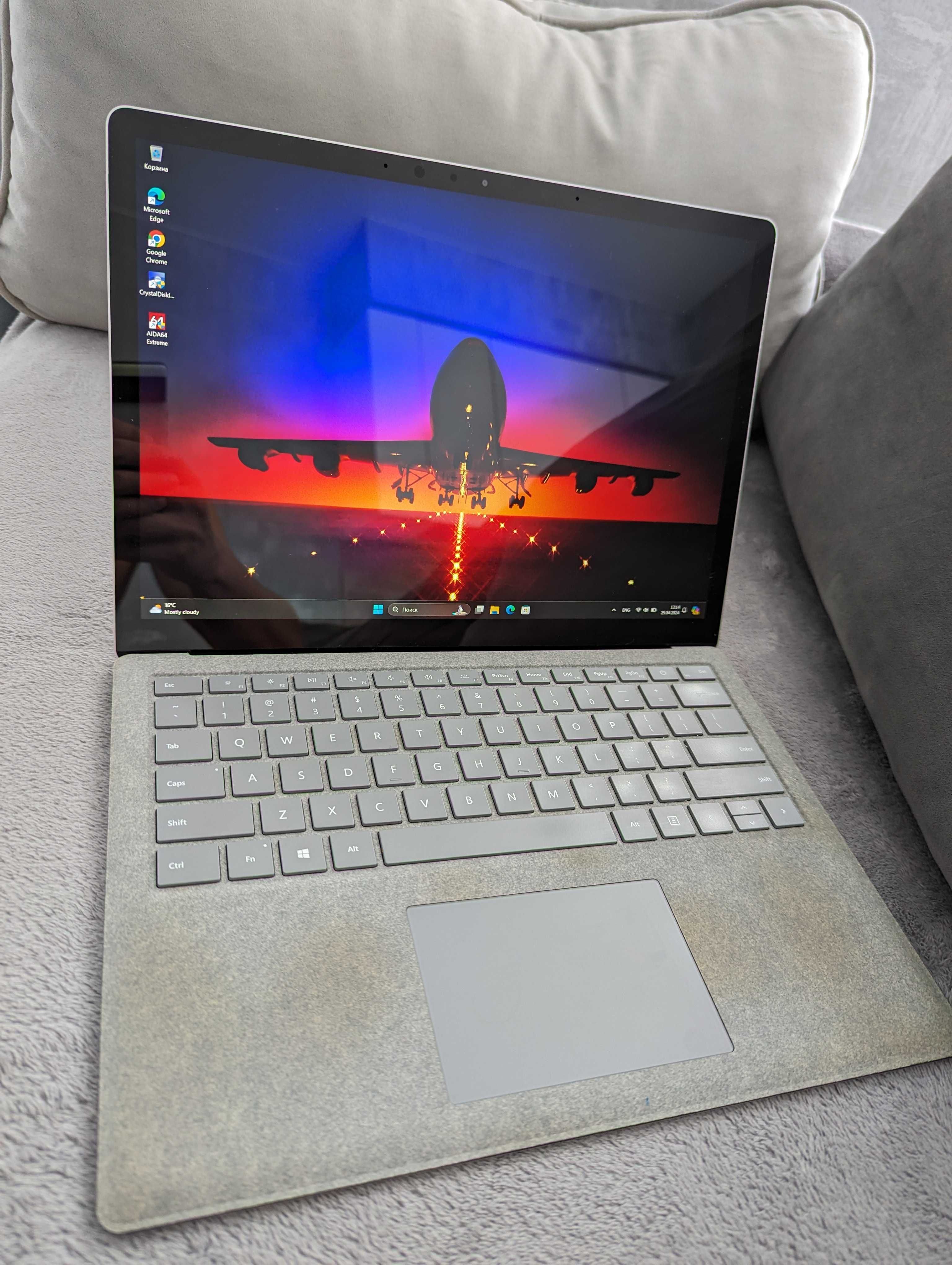 Microsoft Surface Laptop i7-7660U 16GB 512GB Ноутбук 2K Экран Сенсор