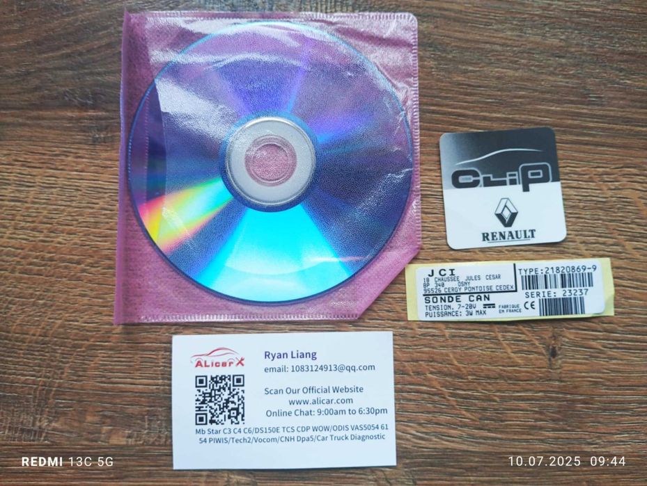 Renault Dacia CAN clip  SONDA OBD2