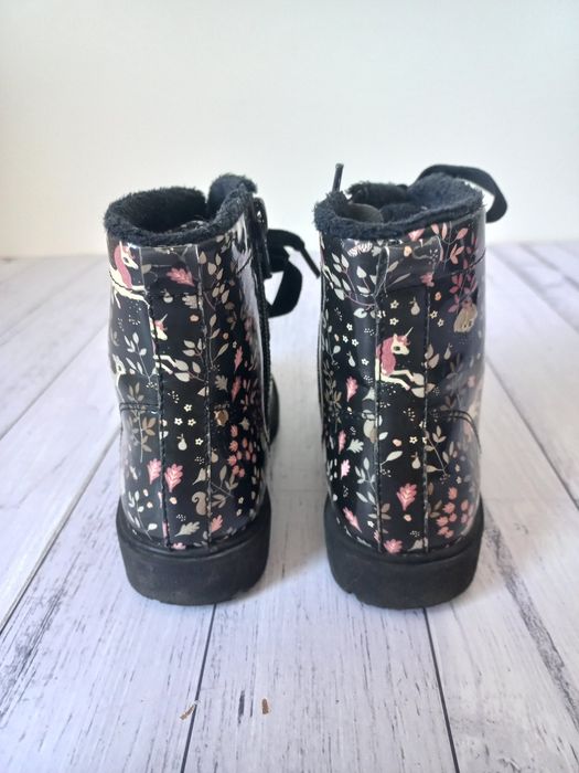 Botki trapery przejściowe dziewczęce H&M rozm 27