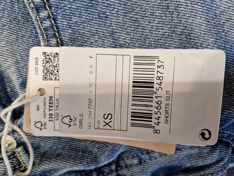 Джинсові шортики Mango  xs