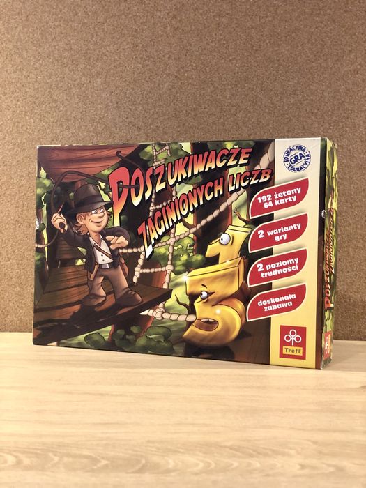 Gra planszowa poszukiwacze zaginionych liczb