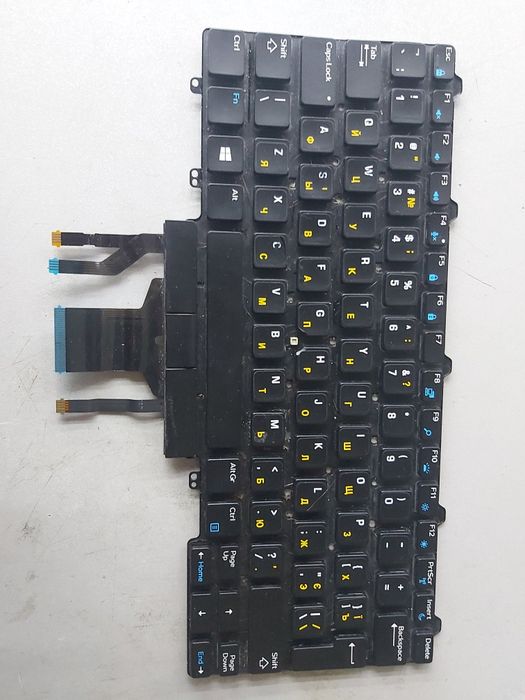 Для dell latitude 7480 клавіатура робоча з підсвіткою опис  Європа