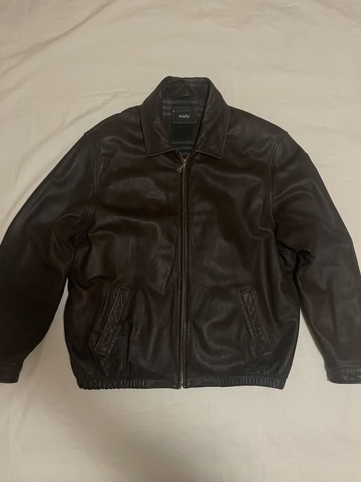Кожаная куртка XL-XXL  Бомбер