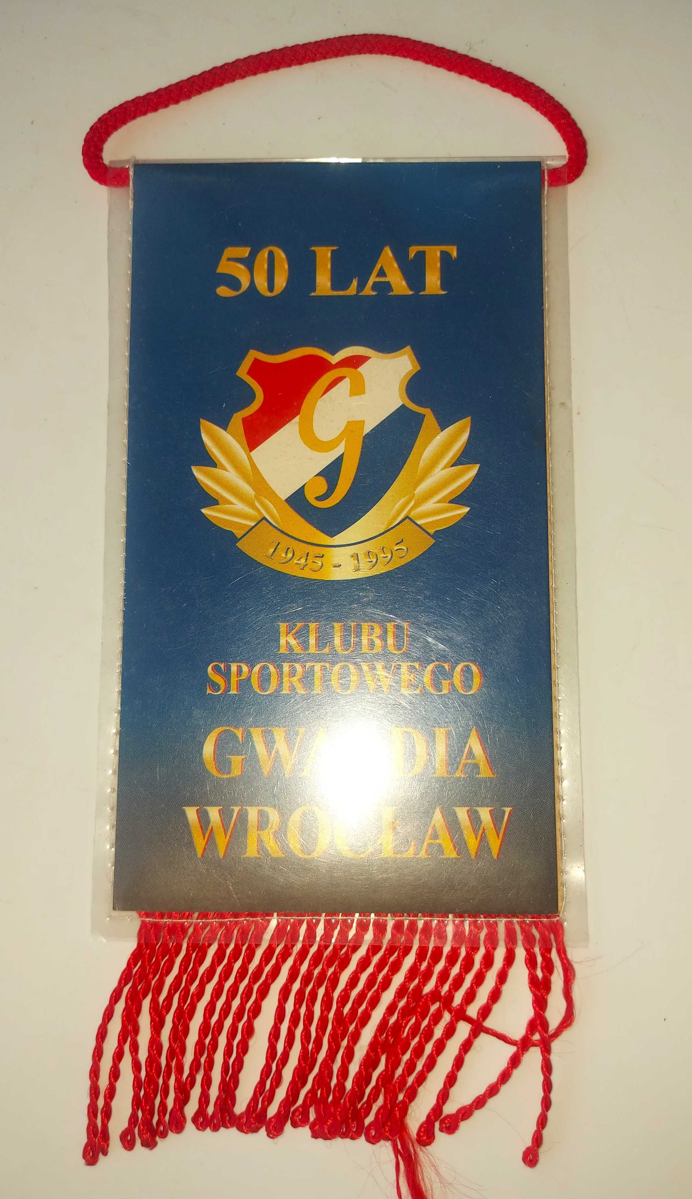 Proporczyk 50 lat KS Gwardia Wrocław