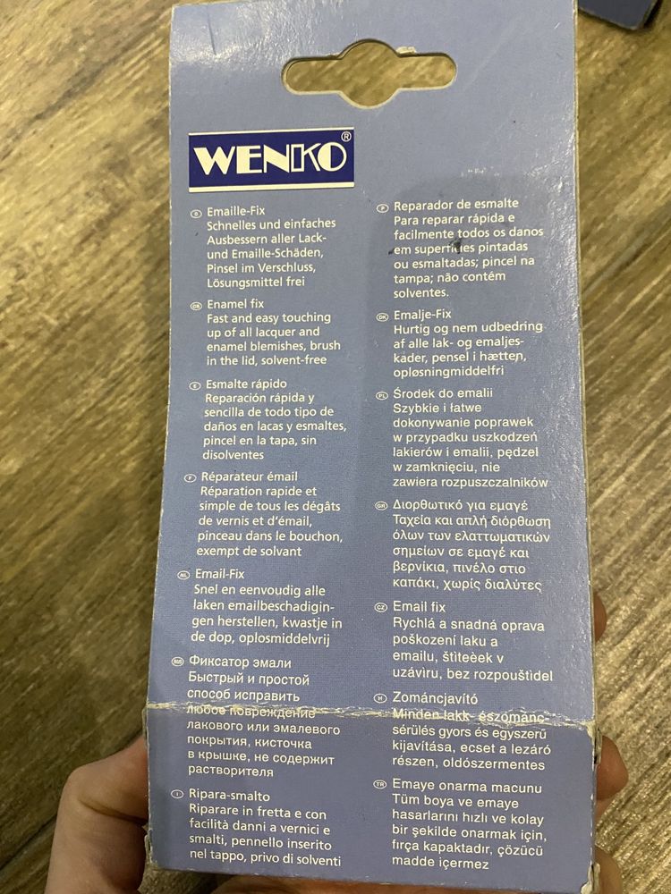 Wenko  20ml Чудо Фиксатор Корректор для ємали от сколов керамики