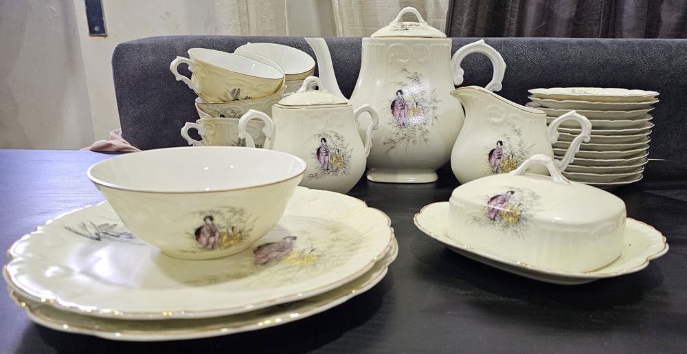 Serviço De Chá COMPLETO Dos Anos 60 (NUNCA USADO)