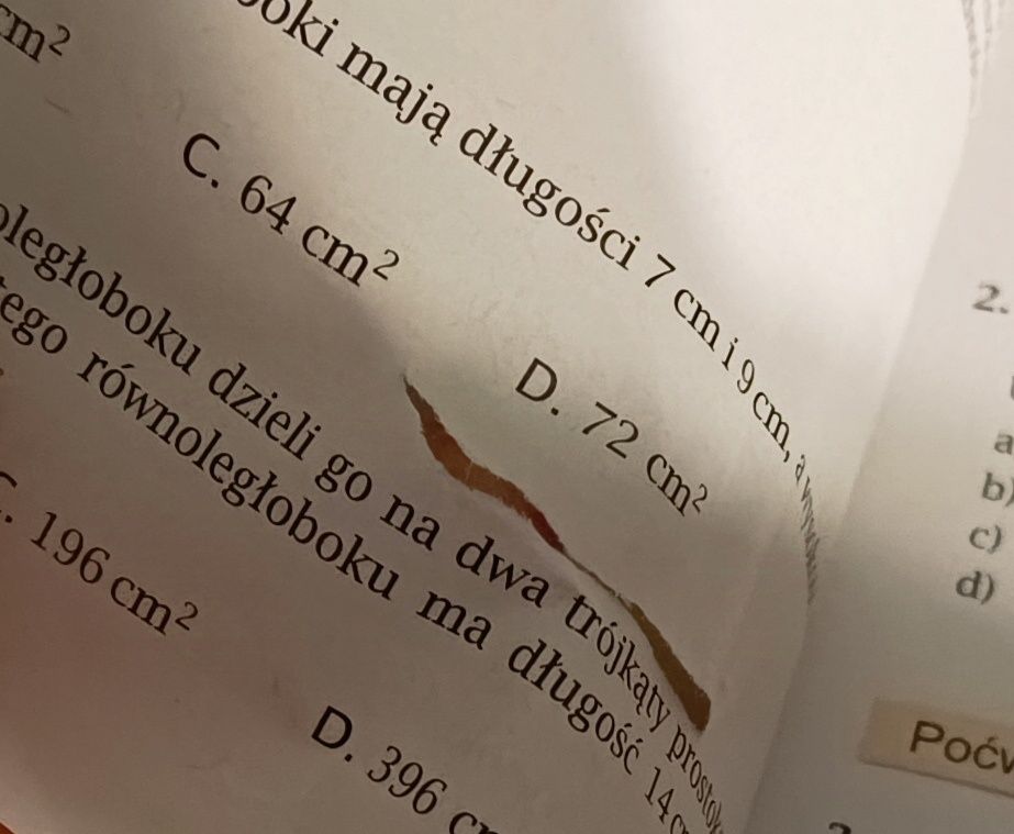 Zbiór zadań matematyka klasa 7