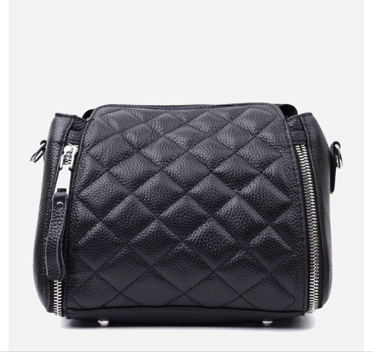 Сумка крос-боді через плече жіноча з натуральної шкіри маленька