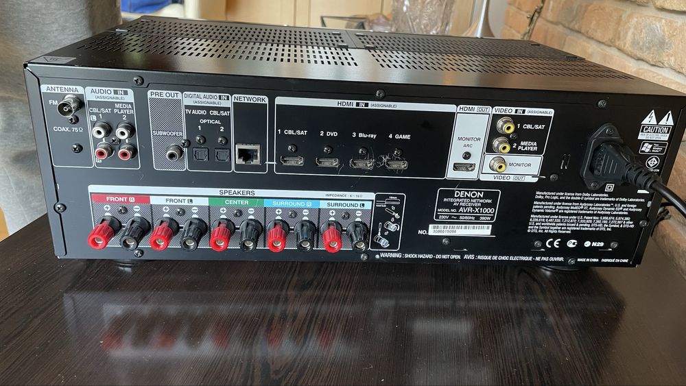 Amplituner Denon AVR - X1000 - stereo i kino domowe