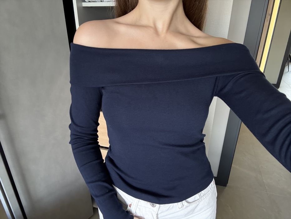 Лонг синій Stradivarius