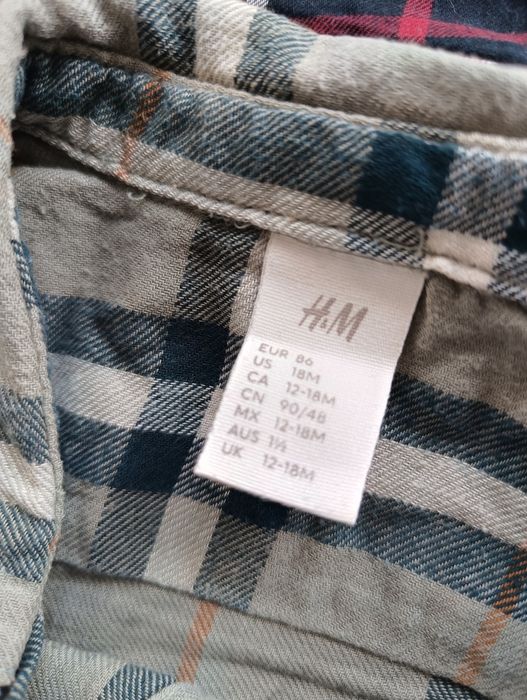 Koszula dla chłopczyka 2 szt Ralph Lauren i H&M